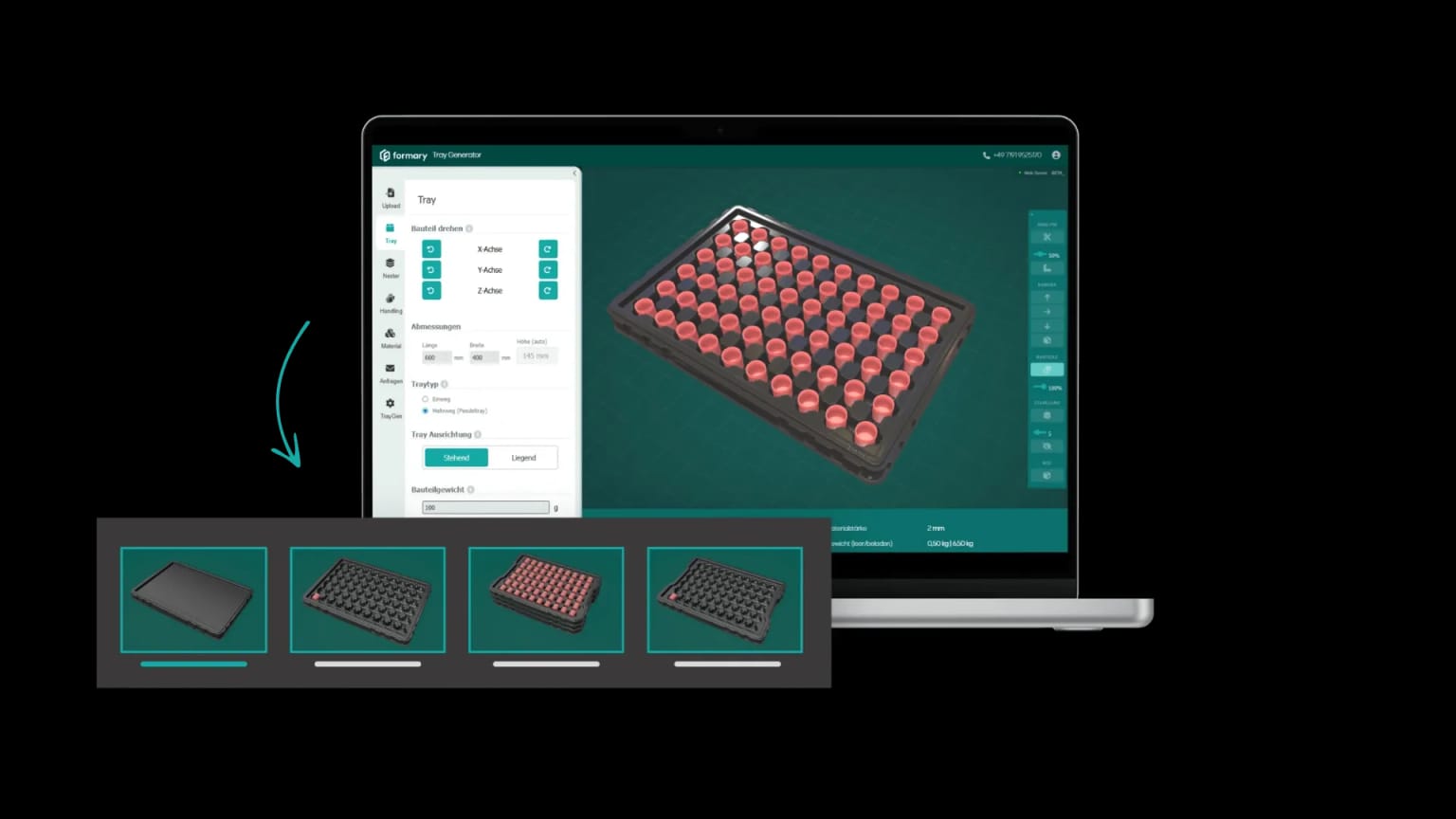3D Tray Generator v2 Mockup