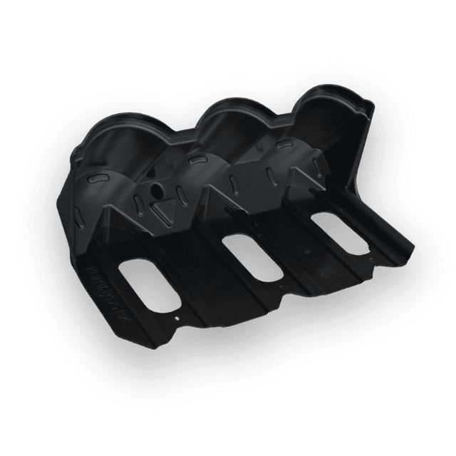 LĂ€ngliche Blumentopfleiste aus Kunststoff