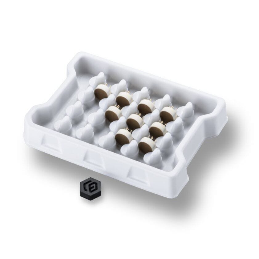 Tray Verpackung in weiß Tray Verpackung in weiß